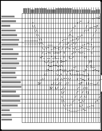 ASCII grade matrix